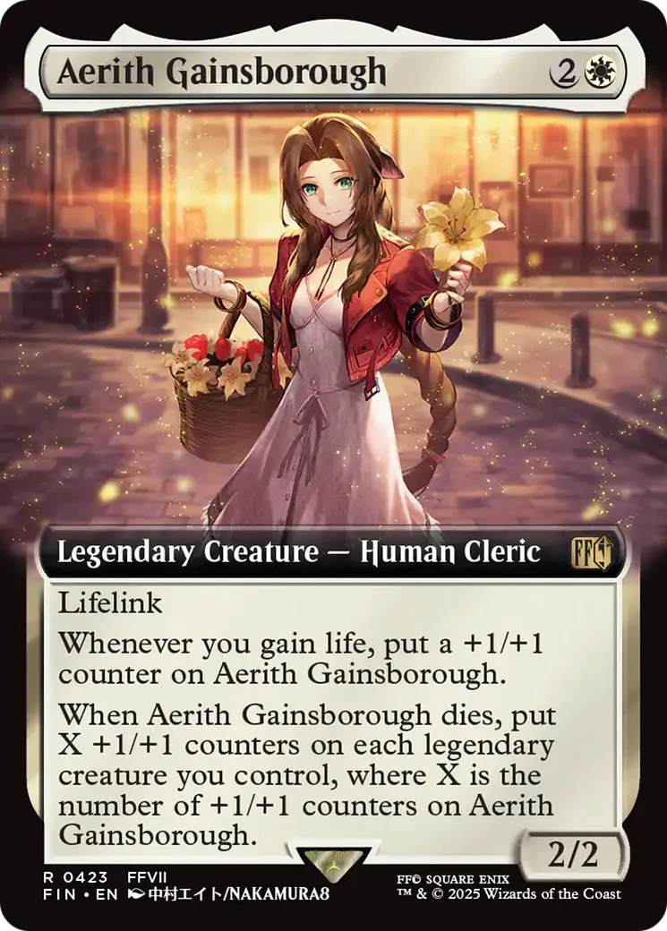 Aerith Gainsborough (Extended Art) (FIN-423) - FINAL FANTASY Foil