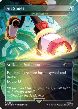 Air Shoes - Swiftfoot Boots (Rainbow Foil) (SLD-2096) - Secret Lair Drop Series Foil