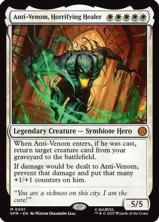 Anti-Venom, Horrifying Healer (SPM-001) - Marvel's Spider-Man Foil