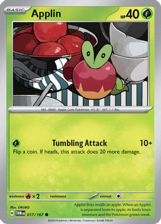 Applin 017/167 - Common - Reverse Holofoil