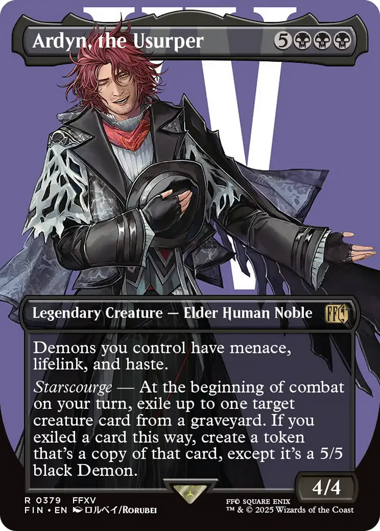 Ardyn, the Usurper (Borderless) (0379) (FIN-379) - FINAL FANTASY Foil