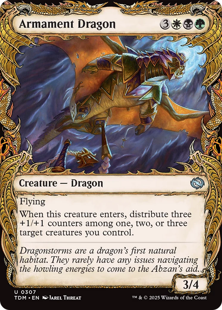 Armament Dragon (Showcase) (TDM-307) - Tarkir: Dragonstorm Foil