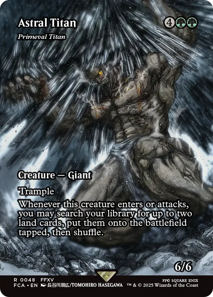 Astral Tiran - Primeval Titan (Showcase) (FCA-048) - FINAL FANTASY: Through the Ages