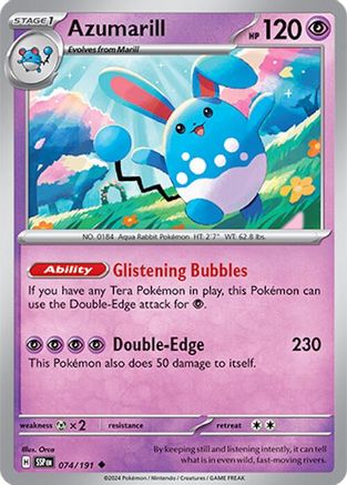 Azumarill 074/191 - Uncommon