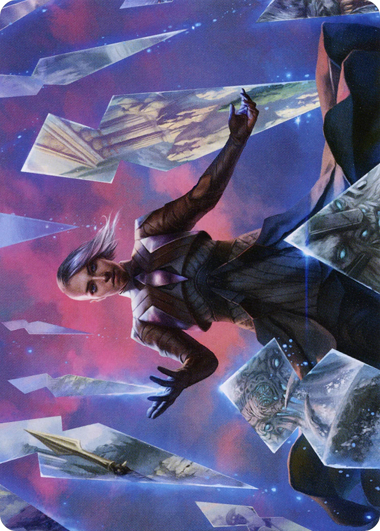 Behold the Multiverse Art Card (ASKHM-010) - Art Series: Kaldheim (Borderless) - Image 3