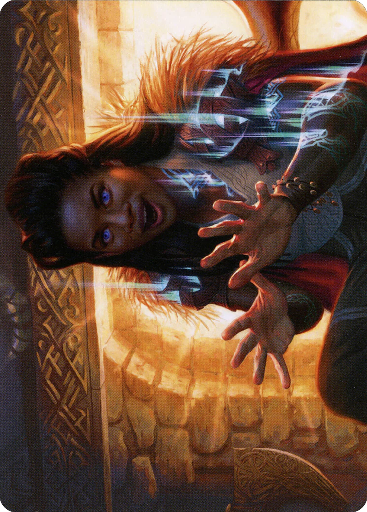 Birgi, God of Storytelling Art Card (ASKHM-031) - Art Series: Kaldheim (Borderless) - Image 3