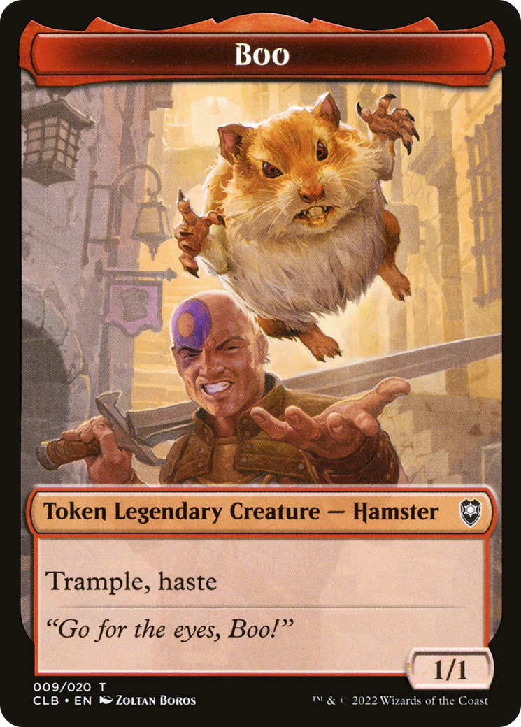Boo (CLB-009) - Battle for Baldur's Gate Tokens Foil