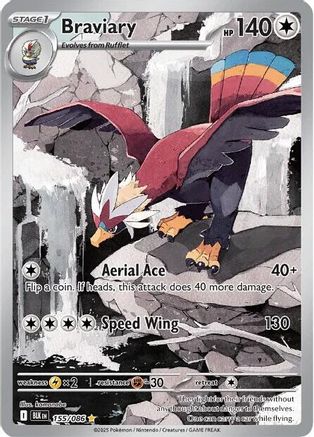 Braviary 155/086 - Illustration Rare - Holofoil