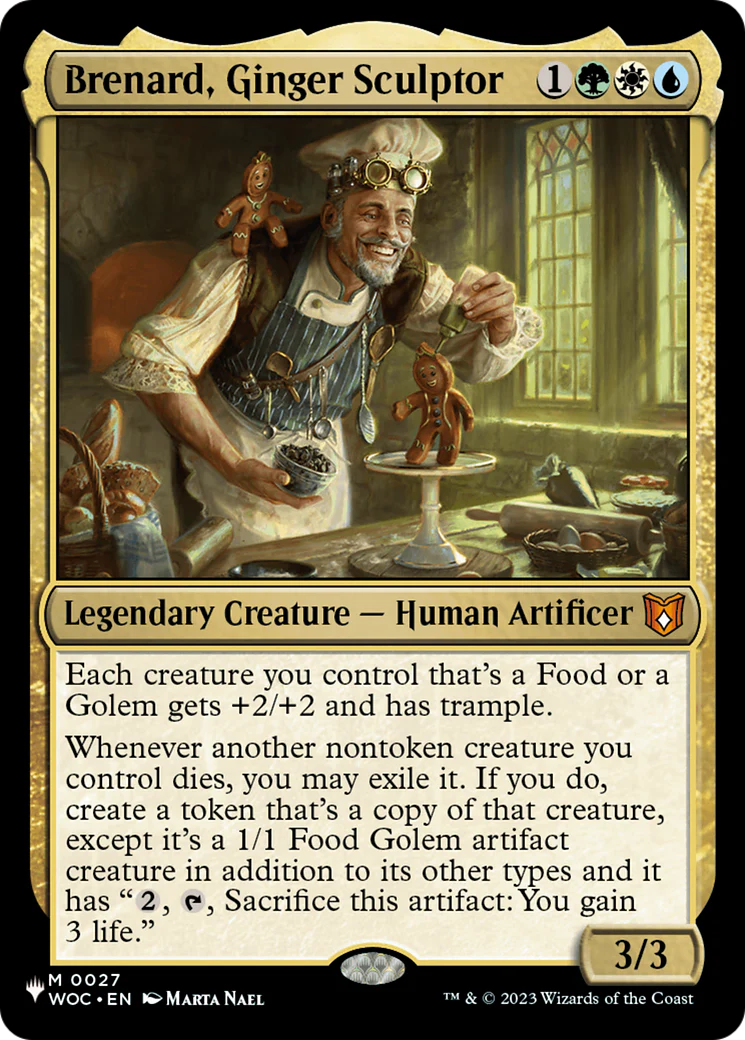 Brenard, Ginger Sculptor (WOC) (LIST-027) - The List Reprints