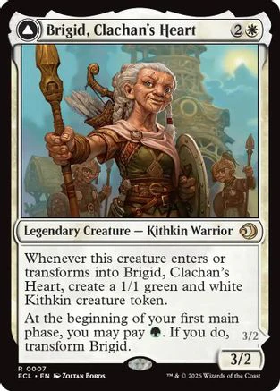 Brigid, Clachan's Heart (ECL-007) - Lorwyn Eclipsed Foil