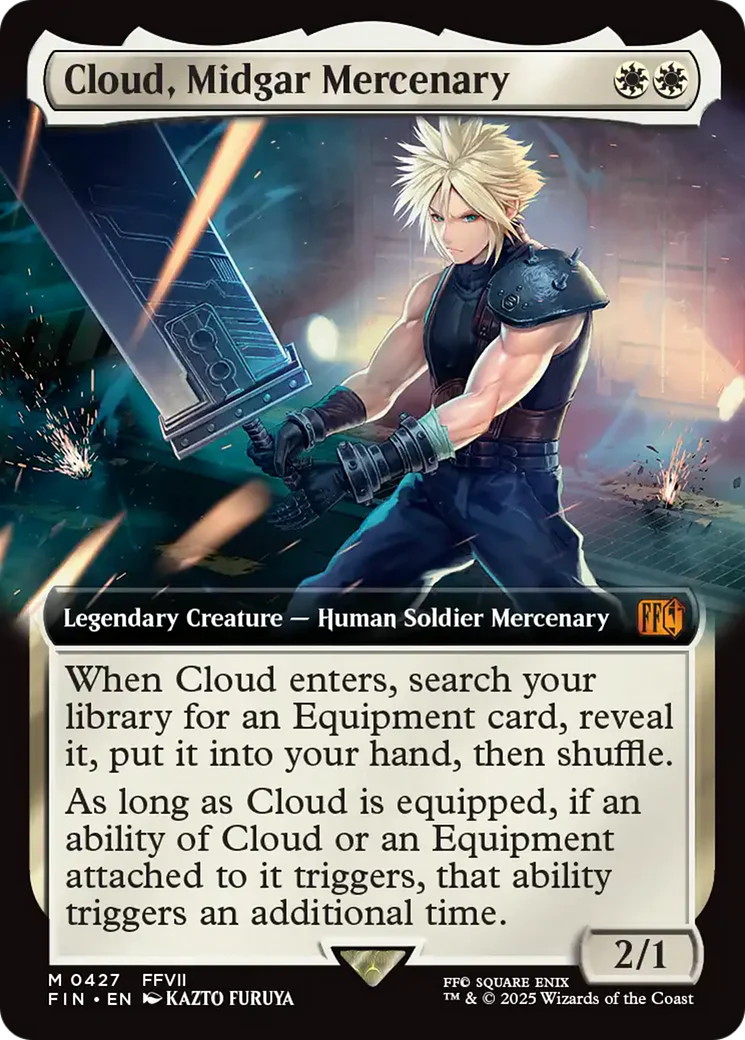 Cloud, Midgar Mercenary (Extended Art) (FIN-427) - FINAL FANTASY
