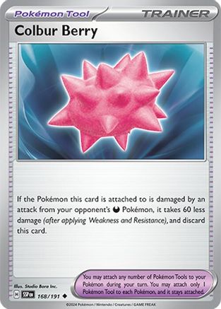 Colbur Berry 168/191 - Uncommon - Reverse Holofoil