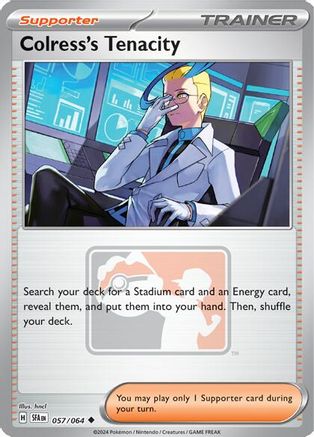 Colress's Tenacity 057 - Promo - Reverse Holofoil