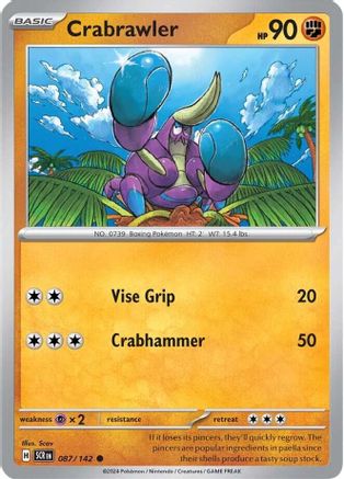 Crabrawler 087/142 - Common