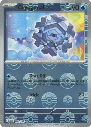 Cryogonal (Poke Ball Pattern) 027/086 - Uncommon - Holofoil