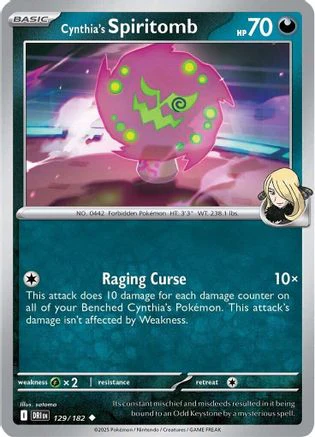 Cynthia's Spiritomb 129 - Uncommon