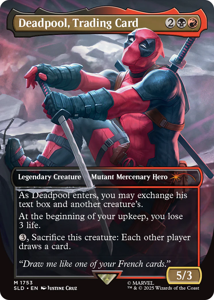 Deadpool, Trading Card (SLD-1753) - Secret Lair Drop Series