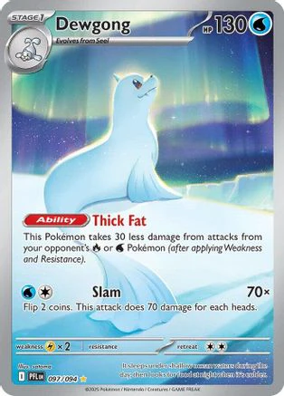 Dewgong 097/094 - Illustration Rare - Holofoil