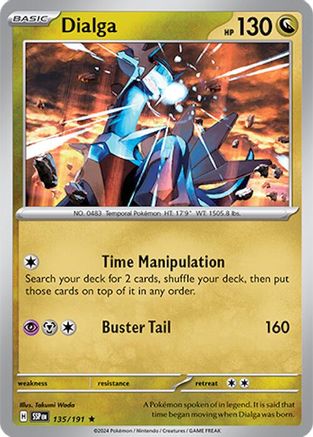 Dialga 135/191 - Rare - Holofoil