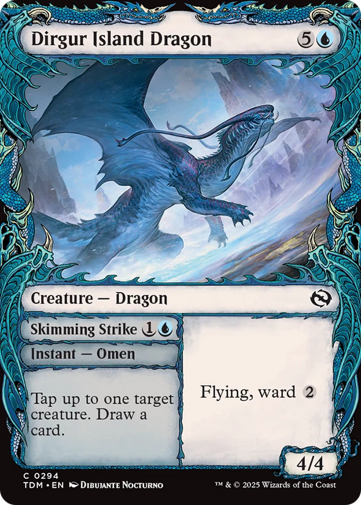 Dirgur Island Dragon (Showcase) (TDM-294) - Tarkir: Dragonstorm