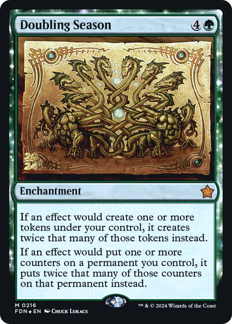 Doubling Season (PRE-216) - Foundations Promos Foil