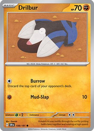 Drilbur 108/191 - Common