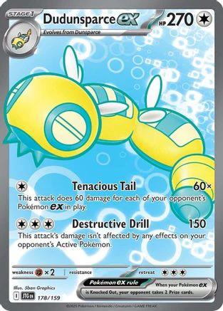 Dudunsparce ex 178/159 - Ultra Rare - Holofoil