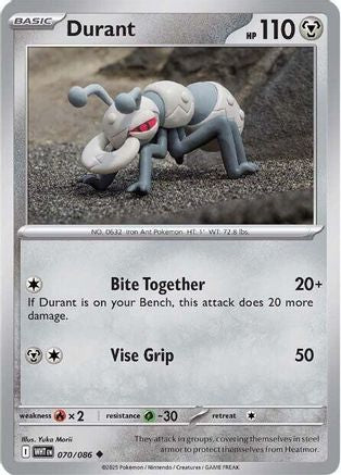 Durant 070/086 - Uncommon - Reverse Holofoil