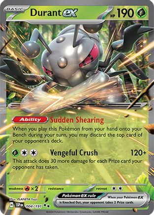 Durant ex 004/191 - Double Rare - Holofoil
