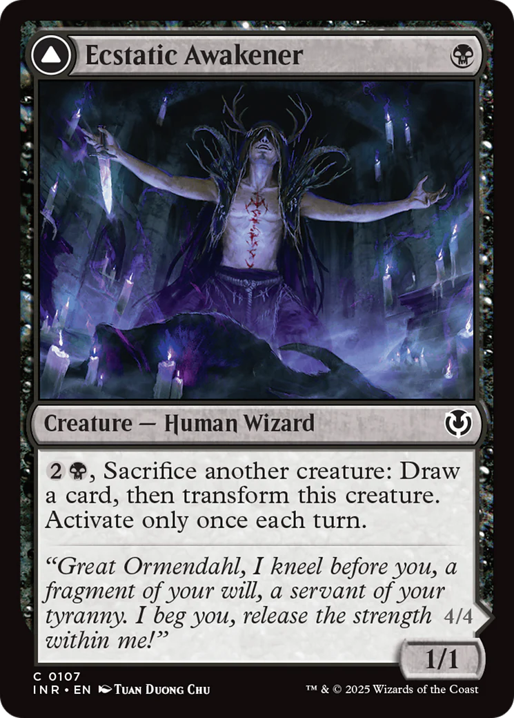 Ecstatic Awakener // Awoken Demon (INR-107) - Innistrad Remastered - Image 3