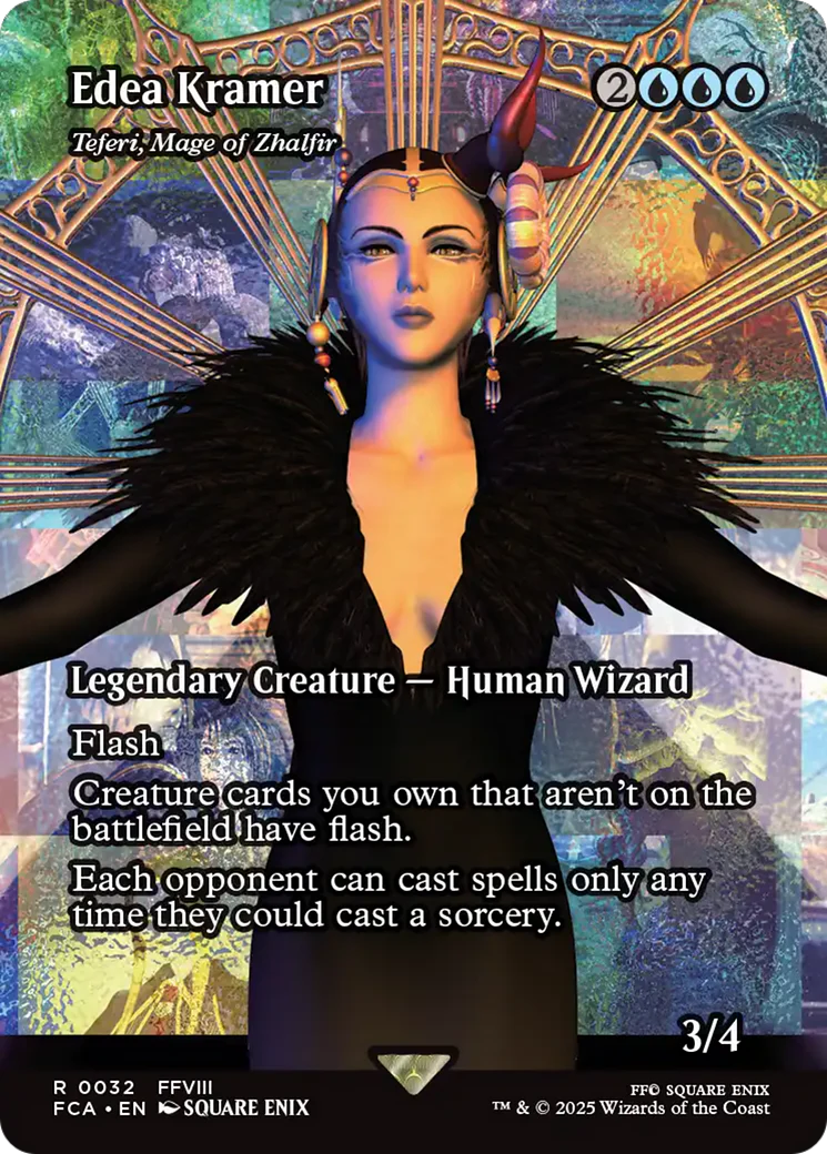 Edea Kramer - Teferi, Mage of Zhalfir (Showcase) (FCA-032) - FINAL FANTASY: Through the Ages Foil