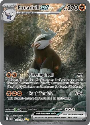 Excadrill ex 168/086 - Special Illustration Rare - Holofoil