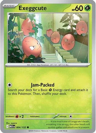 Exeggcute 004 - Common - Reverse Holofoil