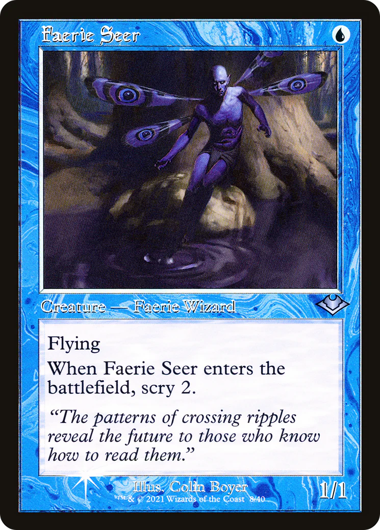 Faerie Seer (MH1-008) - Modern Horizons 1 Timeshifts Etched Foil