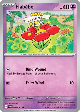 Flabebe 086/167 - Common - Reverse Holofoil