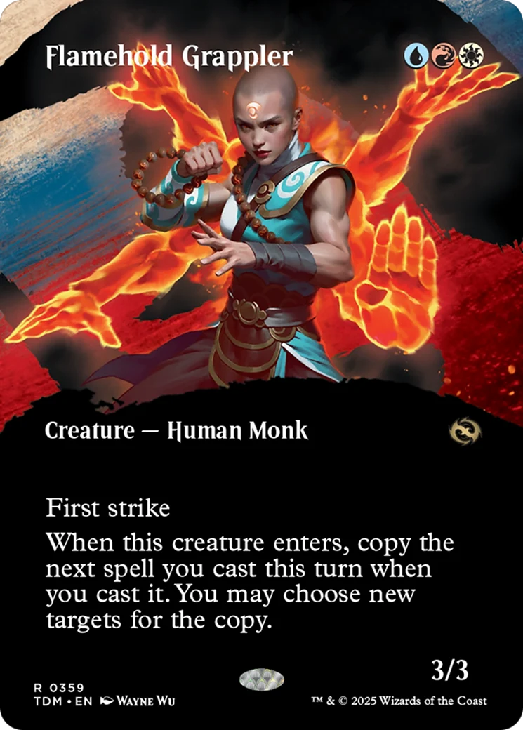 Flamehold Grappler (Borderless) (TDM-359) - Tarkir: Dragonstorm