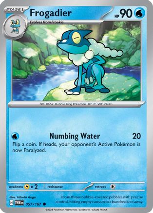Frogadier 057/167 - Common - Reverse Holofoil