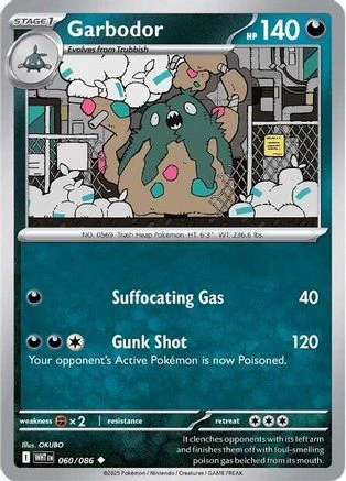 Garbodor 060/086 - Uncommon - Reverse Holofoil