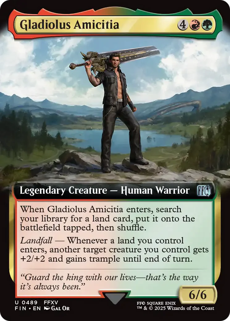 Gladiolus Amicitia (Extended Art) (FIN-489) - FINAL FANTASY