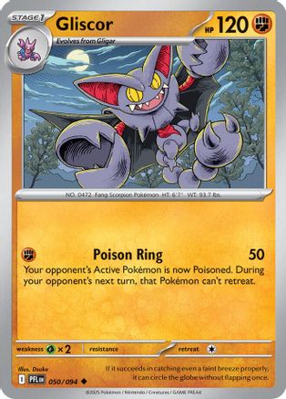 Gliscor 050 - Uncommon - Reverse Holofoil