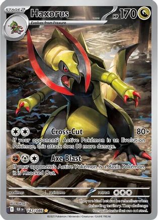 Haxorus 147/086 - Illustration Rare - Holofoil