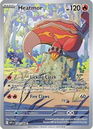 Heatmor 104/086 - Illustration Rare - Holofoil
