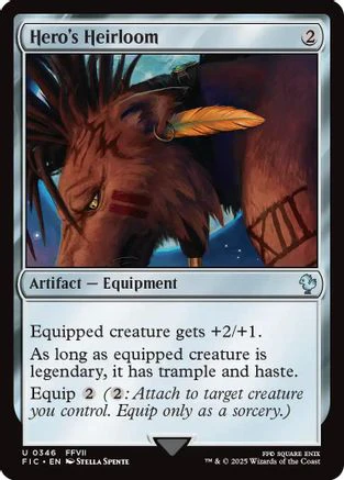 Hero's Heirloom (Surge Foil) (FIC-346) - Commander: FINAL FANTASY Foil