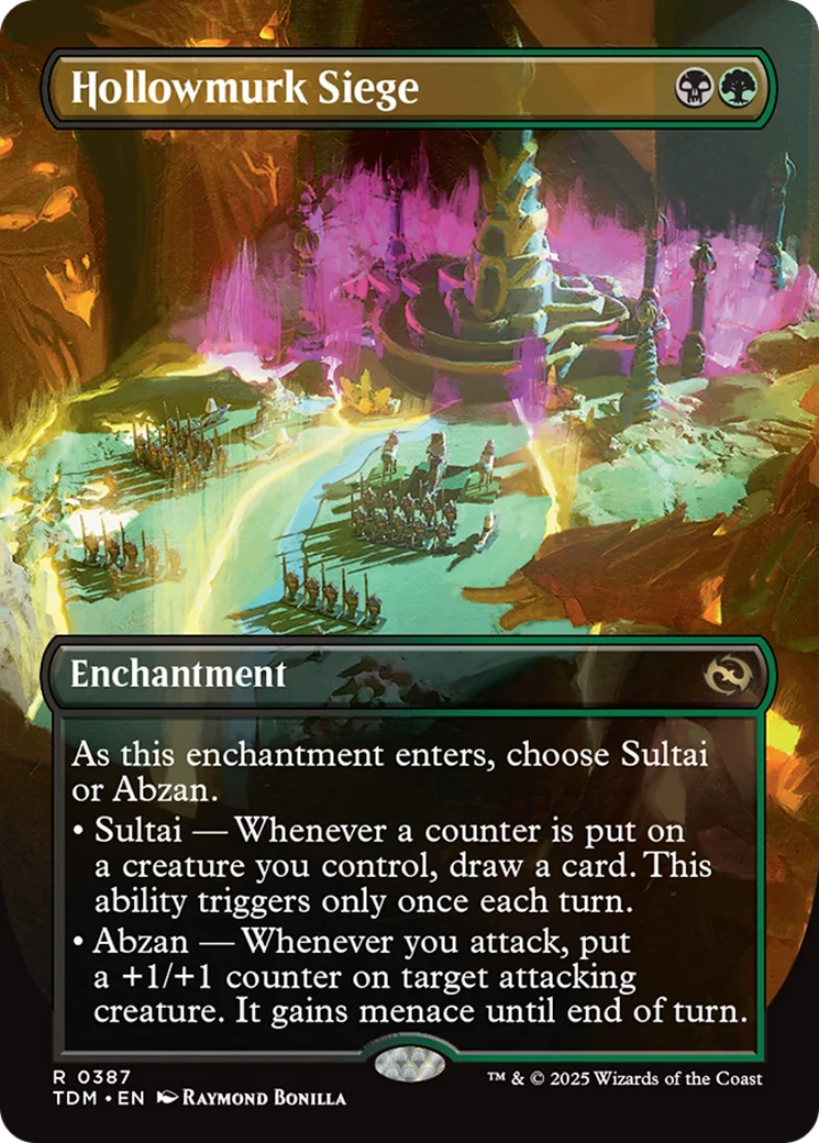Hollowmurk Siege (Borderless) (TDM-387) - Tarkir: Dragonstorm Foil
