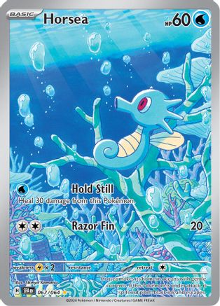 Horsea 067/064 - Illustration Rare - Holofoil