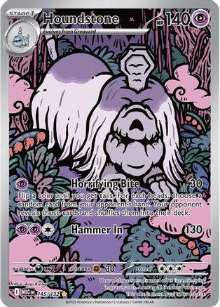 Houndstone 145/132 - Illustration Rare - Holofoil