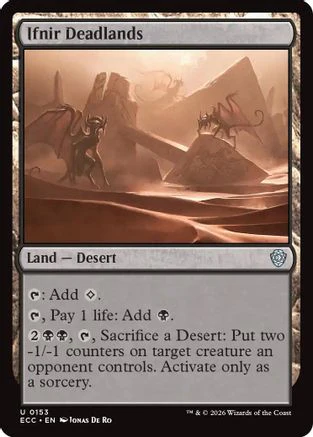 Ifnir Deadlands (ECC-153) - Commander: Lorwyn Eclipsed