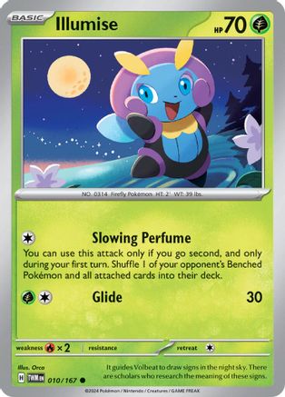 Illumise 010/167 - Common - Reverse Holofoil