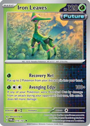 Iron Leaves 019/167 - Rare - Holofoil