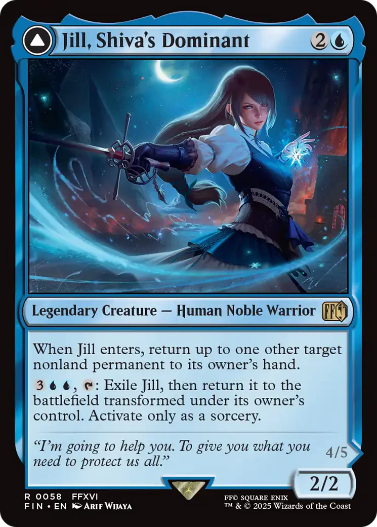 Jill, Shiva's Dominant (FIN-058) - FINAL FANTASY Foil